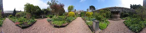 Dunster church garden